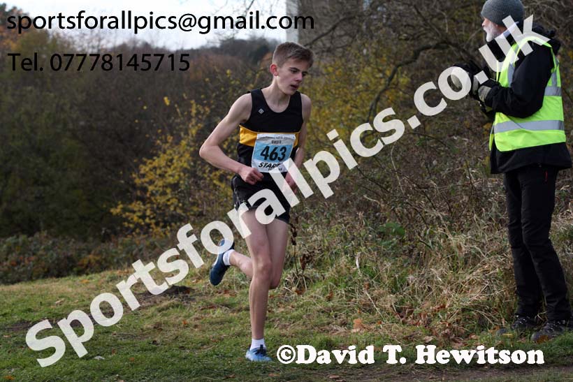 Boys under-15s 2017 Start Fitness North Eastern Harrier League, Aykley Heads, Durham. Photo:  David T. Hewitson/Sports for All Pics